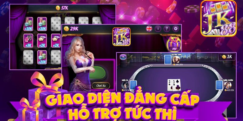 Game doi thuong no hu giao dien dang cap